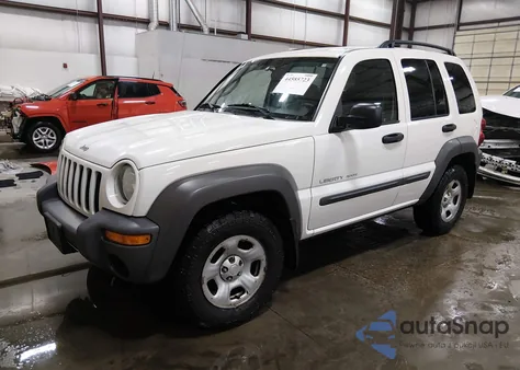 2003 Jeep Liberty Sport из США, поврежденный, VIN 1J4GL48K33W726725